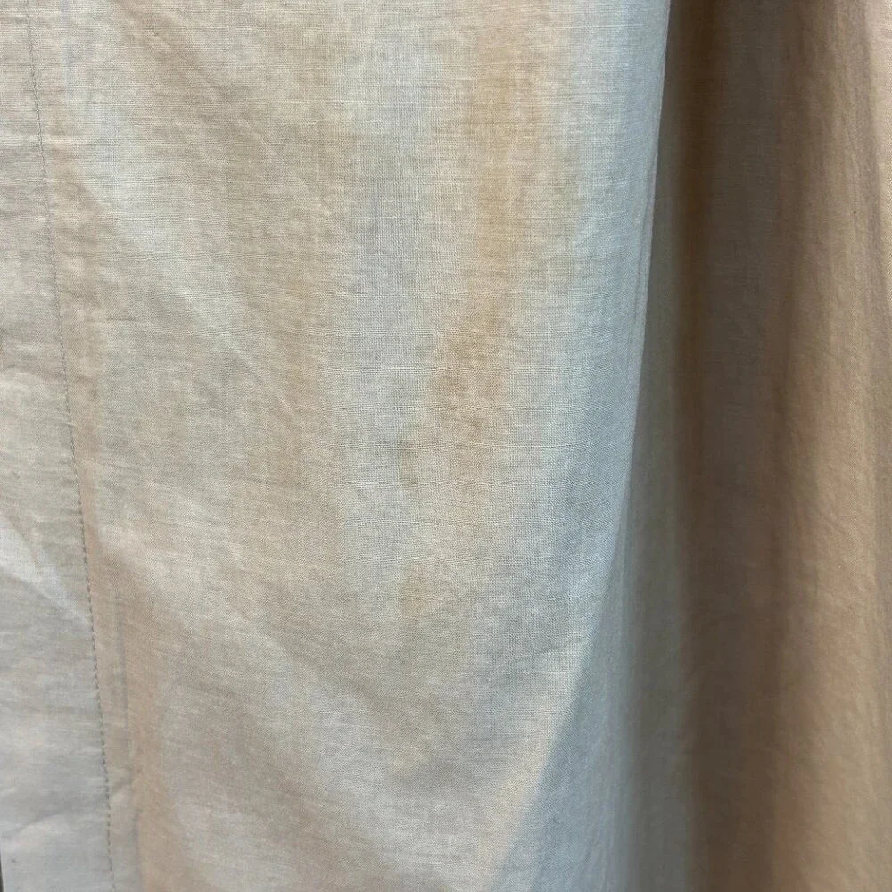 Burberry Trench Coat 10 Long Tan Cotton Nova Check‎ England - Picture 10 of 16